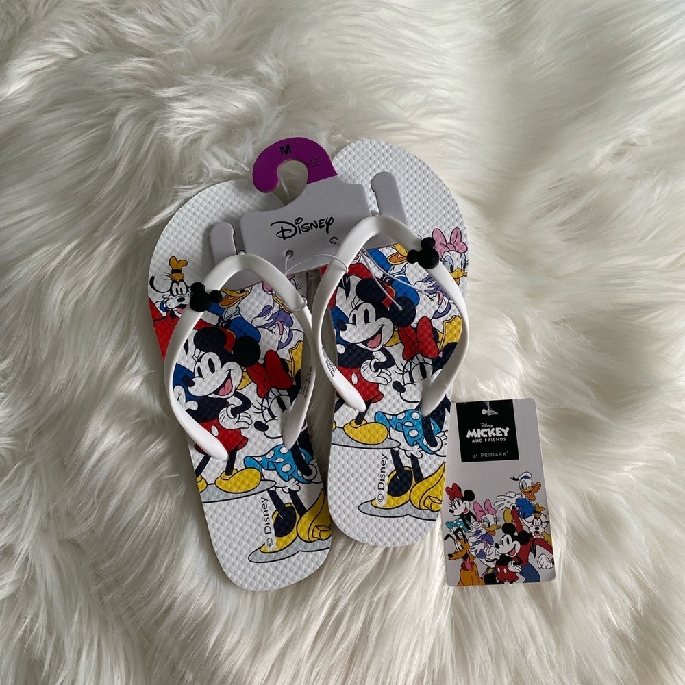 Disney Mickey Mouse And Friends Flip Flop Sandals.